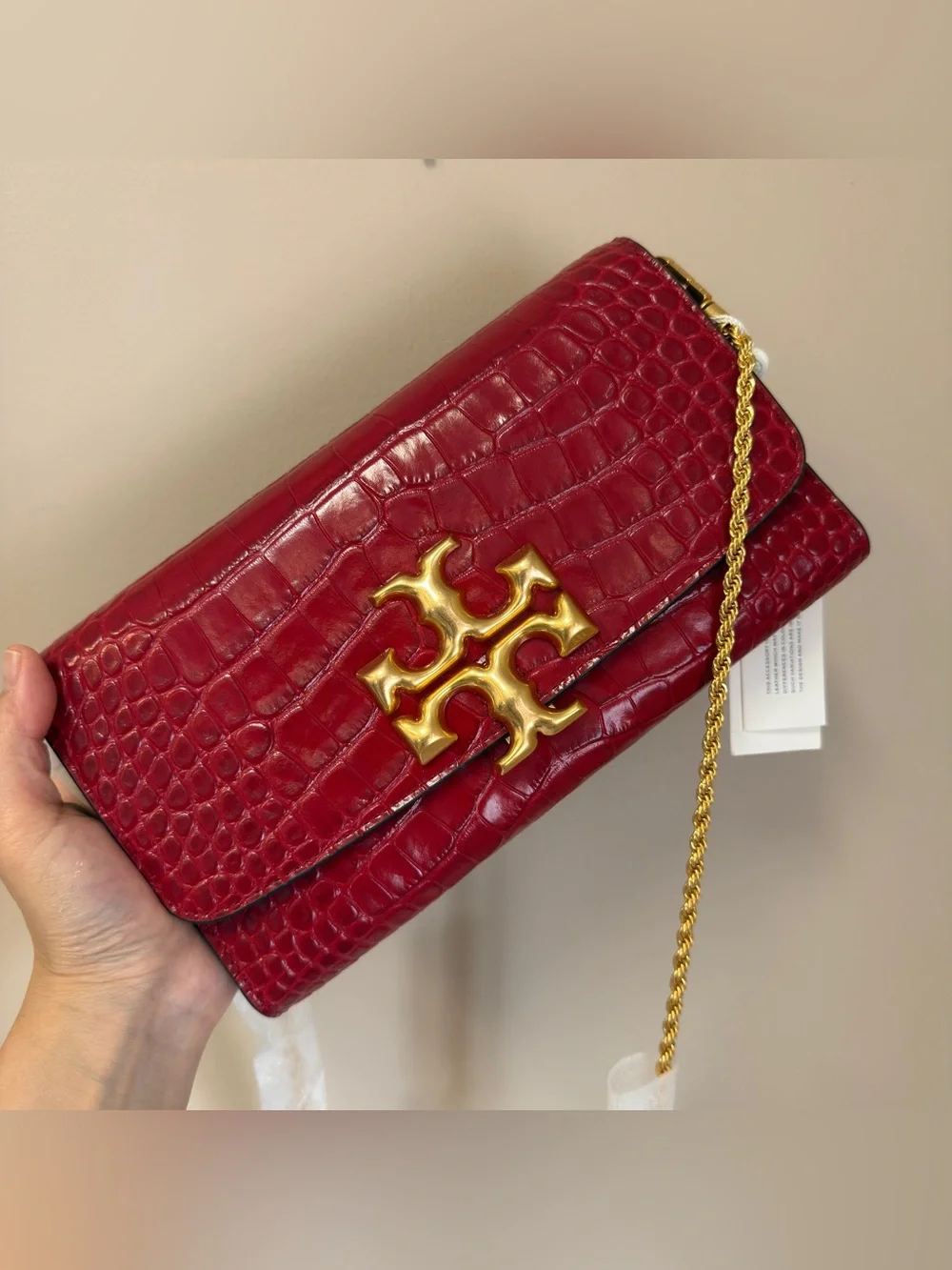 Tory Burch 77037 ELEANOR EMBOSSED CLUTCH